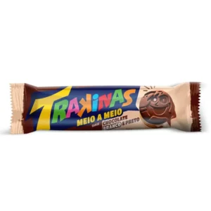 Trakinas Meio a Meio Chocolate blanco y negro